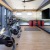 gym with wood floor and equipment